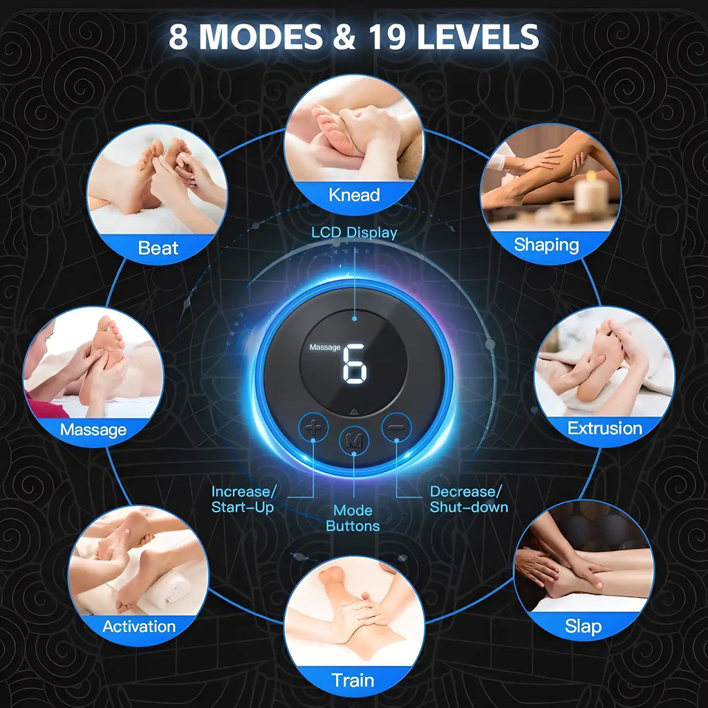 Wireless EMS Foot Massager Mat | Electric Pain Relief & Muscle Relaxation Machine