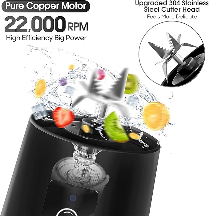 Electric Juice Maker Bottle for Travel, Gym & Office | Random Color