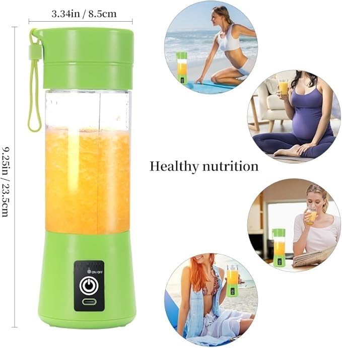 Electric Juice Maker Bottle for Travel, Gym & Office | Random Color