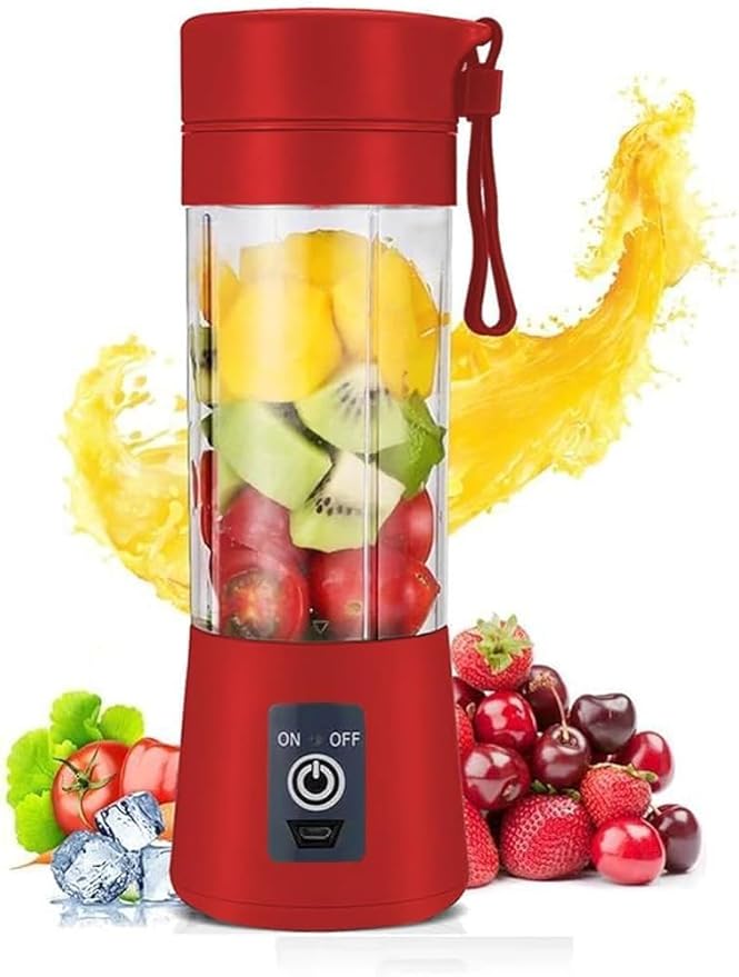 Electric Juice Maker Bottle for Travel, Gym & Office | Random Color