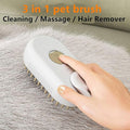 3-in-1 Steam Grooming Brush for Dogs & Cats | USB Rechargeable Pet Massage Comb