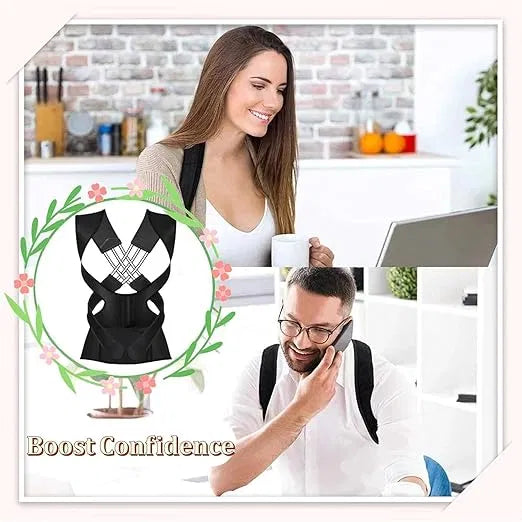 Back Support & Posture Corrector Brace for Men & Women