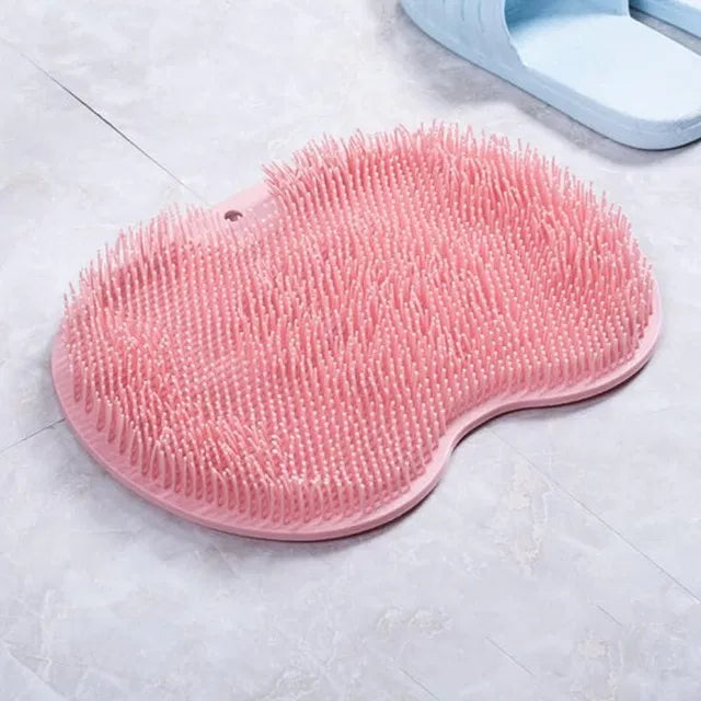 Silicone Multi-Use Bath & Foot Scrubber | Soft Exfoliating Cleaning Brush