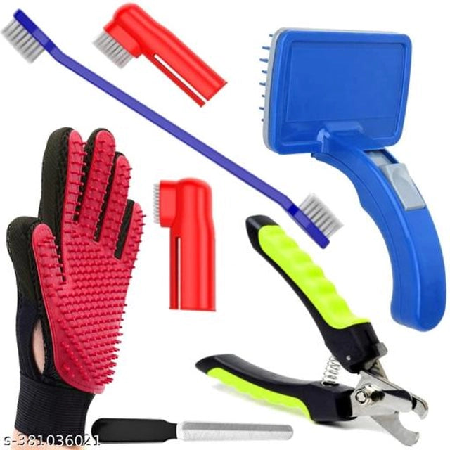 7-in-1 Professional Pet Grooming Kit for Dogs & Cats | Complete Pet Care Set