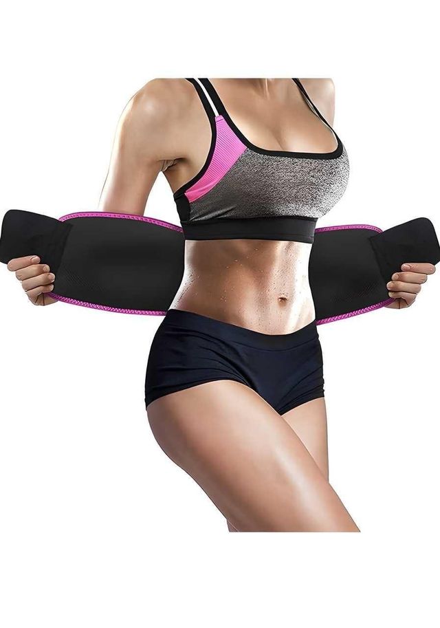 Premium Adjustable Waist Trimmer Belt (Pack of 2) | Sweat Belt for Men & Women