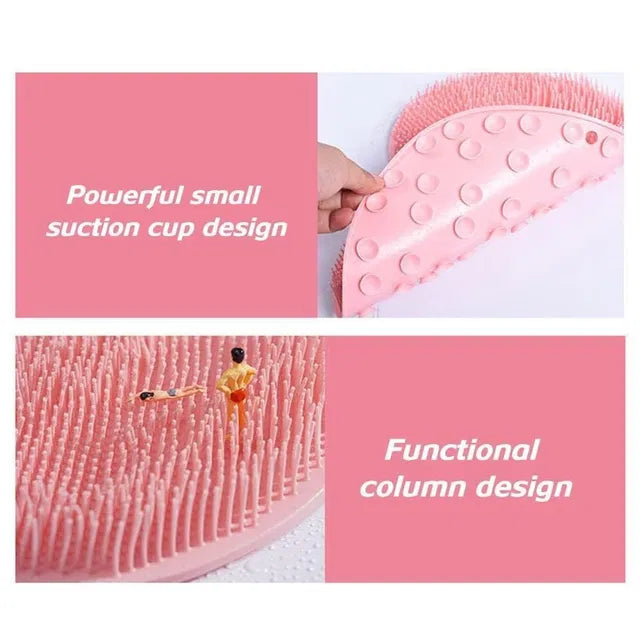 Silicone Multi-Use Bath & Foot Scrubber | Soft Exfoliating Cleaning Brush