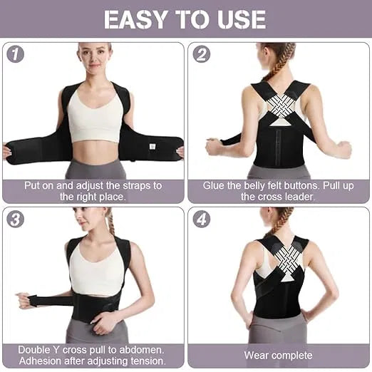 Back Support & Posture Corrector Brace for Men & Women